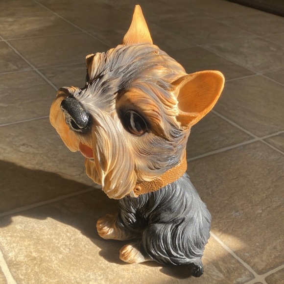 Yorkshire Terrier Yorkie Dog Realistic Garden Home Office Decor - Picture 3 of 7